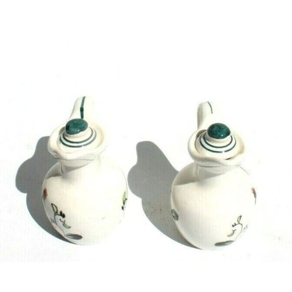 Vintage Japan Ceramic Oil & Vinegar Dispenser Bottle Cruet Chicken Rooster Motif - Picture 2 of 7